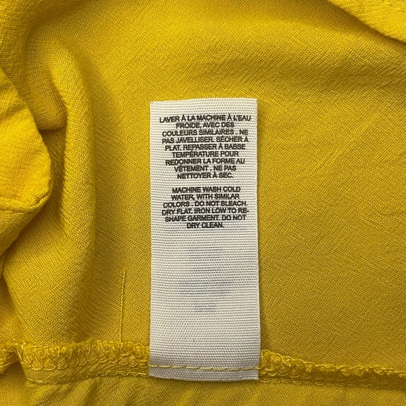 Garage Women’s Yellow Tank Top with Adjustable Straps - S/P - Picture 7 of 8